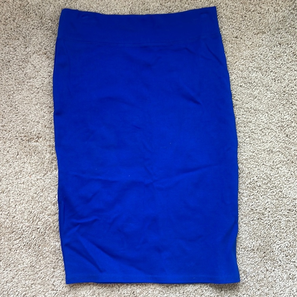 NWOT Royal Blue pencil skirt size made in USA sz L